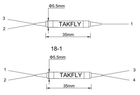 1310nm, 1550nm, 1064nm, 1030nm Fiber Optical Polarization Maintaining Pm Filter Coupler