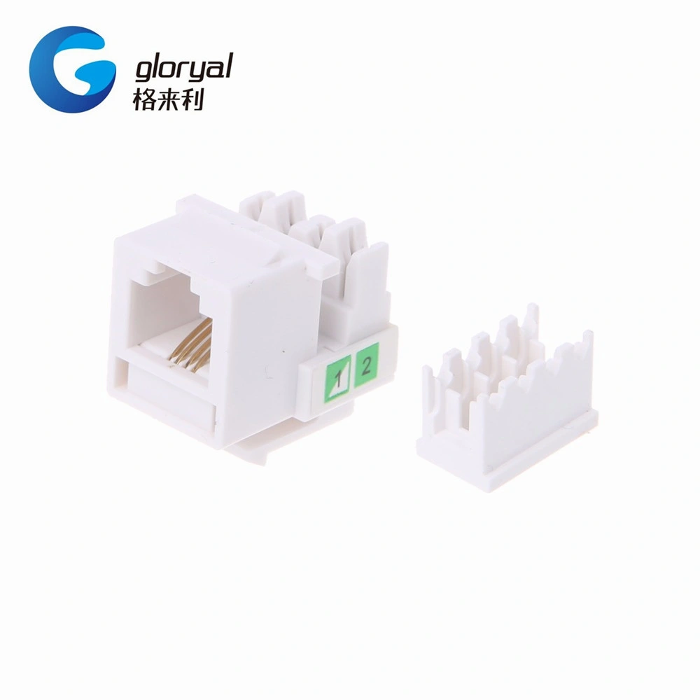 Mini Type Rj11 Cat. 3 Telephone Connector Keystone Jack