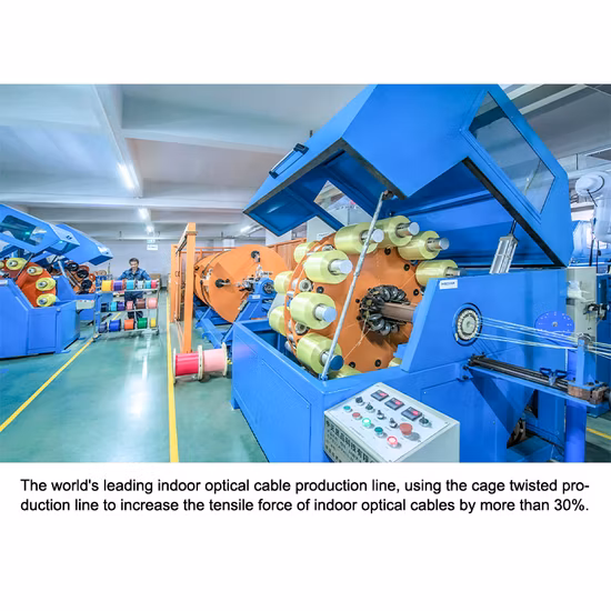 Hochwertiger Hersteller von gepanzerter Singlemode-LSZH-Hülle für den Innenbereich, GJFJV-Faser zum Fabrikpreis