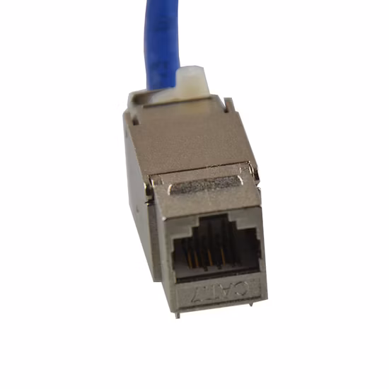 Cat7 RJ45 STP Toolless Keystone-Buchse