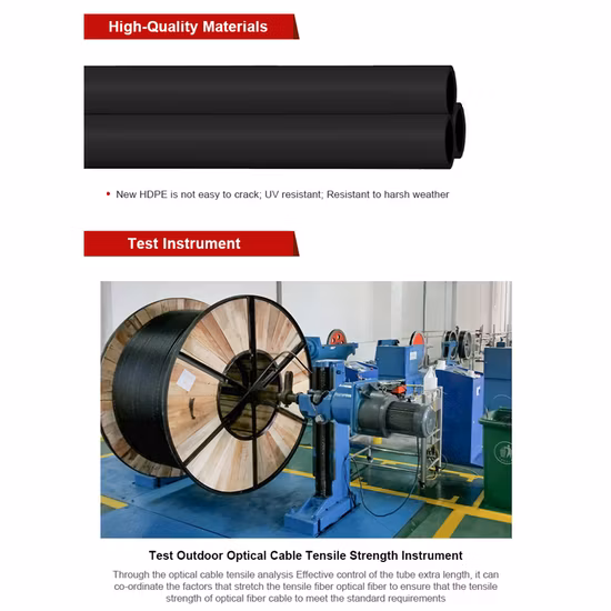 Outdoor Small Lose Tube Glasfaserkabel Jet Optical Fiber