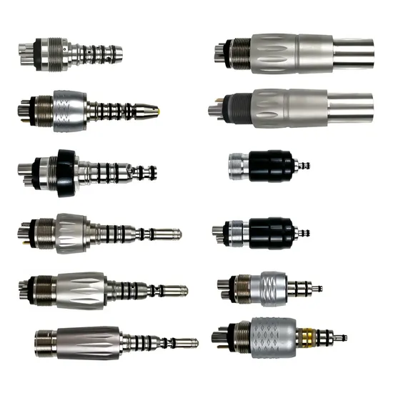 Glasfaser-Schnellkupplung für Dentalhandstücke